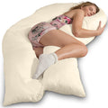 Schwangerschaftskissen JUMBO XXL mit Bezug Baumwolle