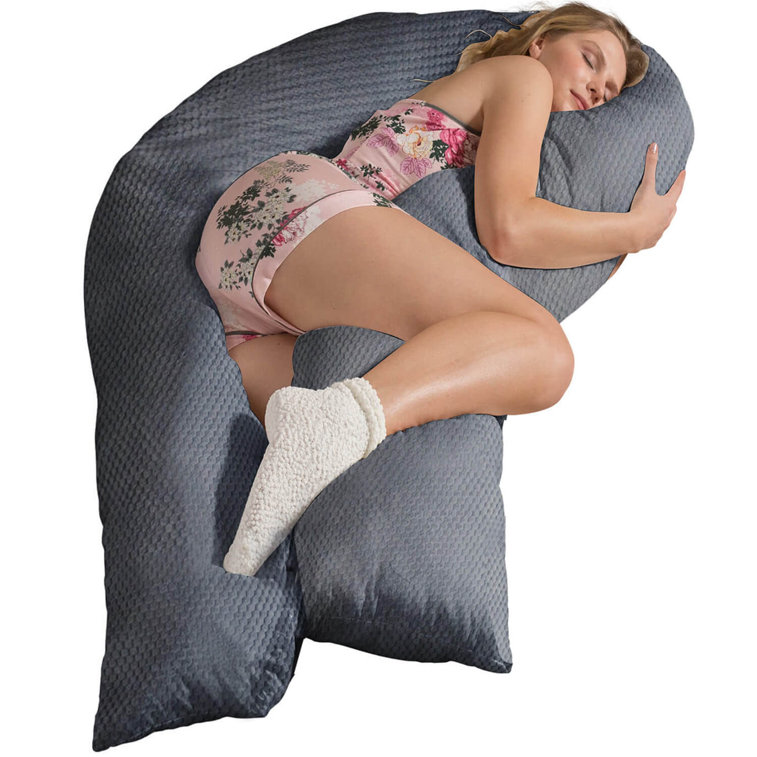 Seitenschläferkissen VISCO mit Bezug Deluxe