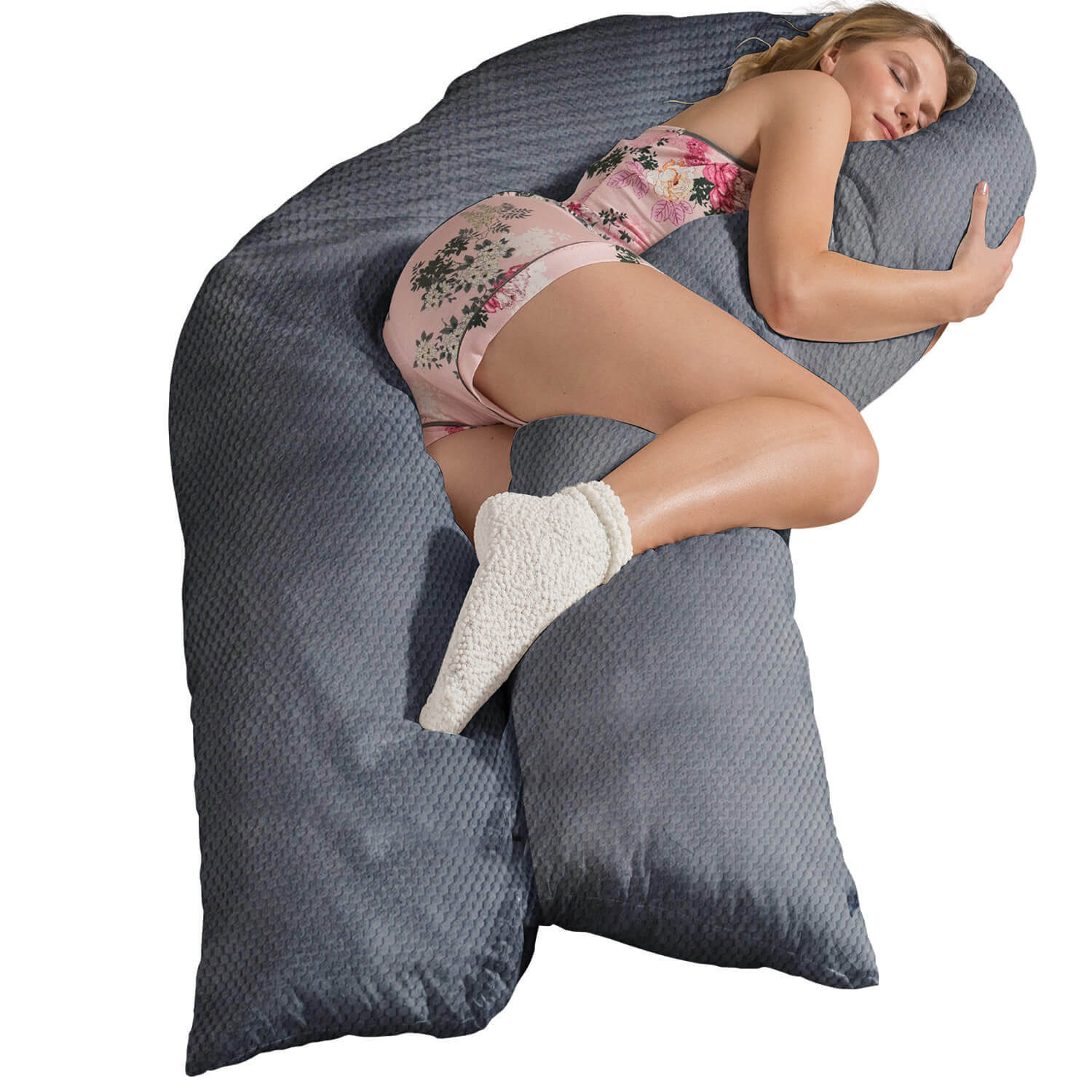 Seitenschläferkissen VISCO mit Bezug Deluxe