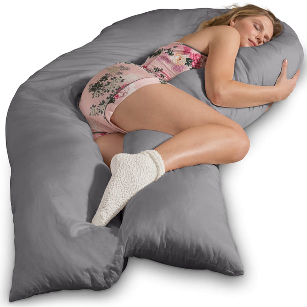 Seitenschläferkissen JUMBO XXL mit Bezug Baumwolle