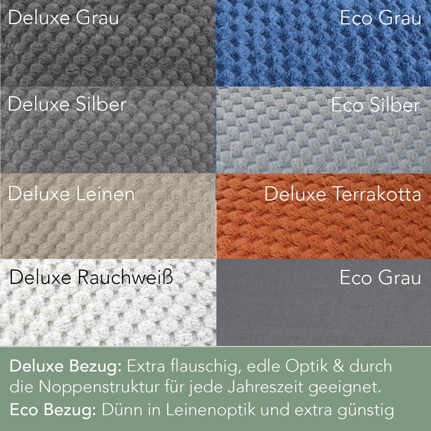 Komfortkissen VISCO mit Bezug Deluxe