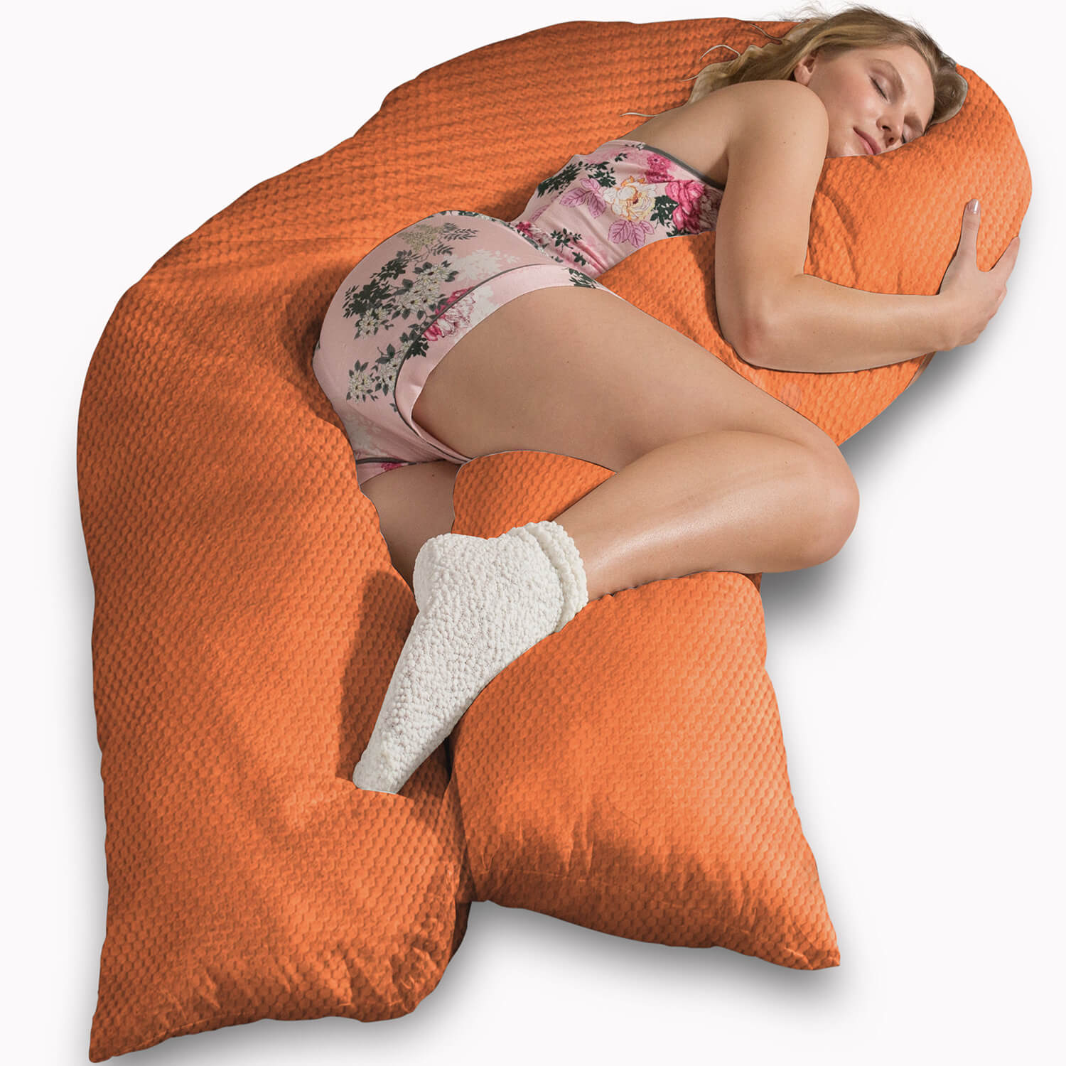 Seitenschläferkissen VISCO mit Bezug Deluxe