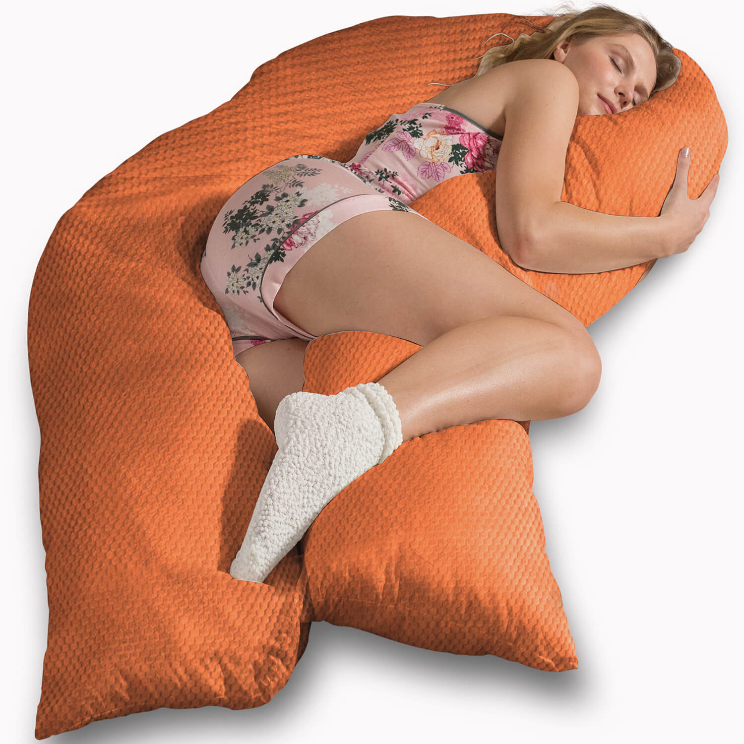 Seitenschläferkissen VISCO mit Bezug Deluxe