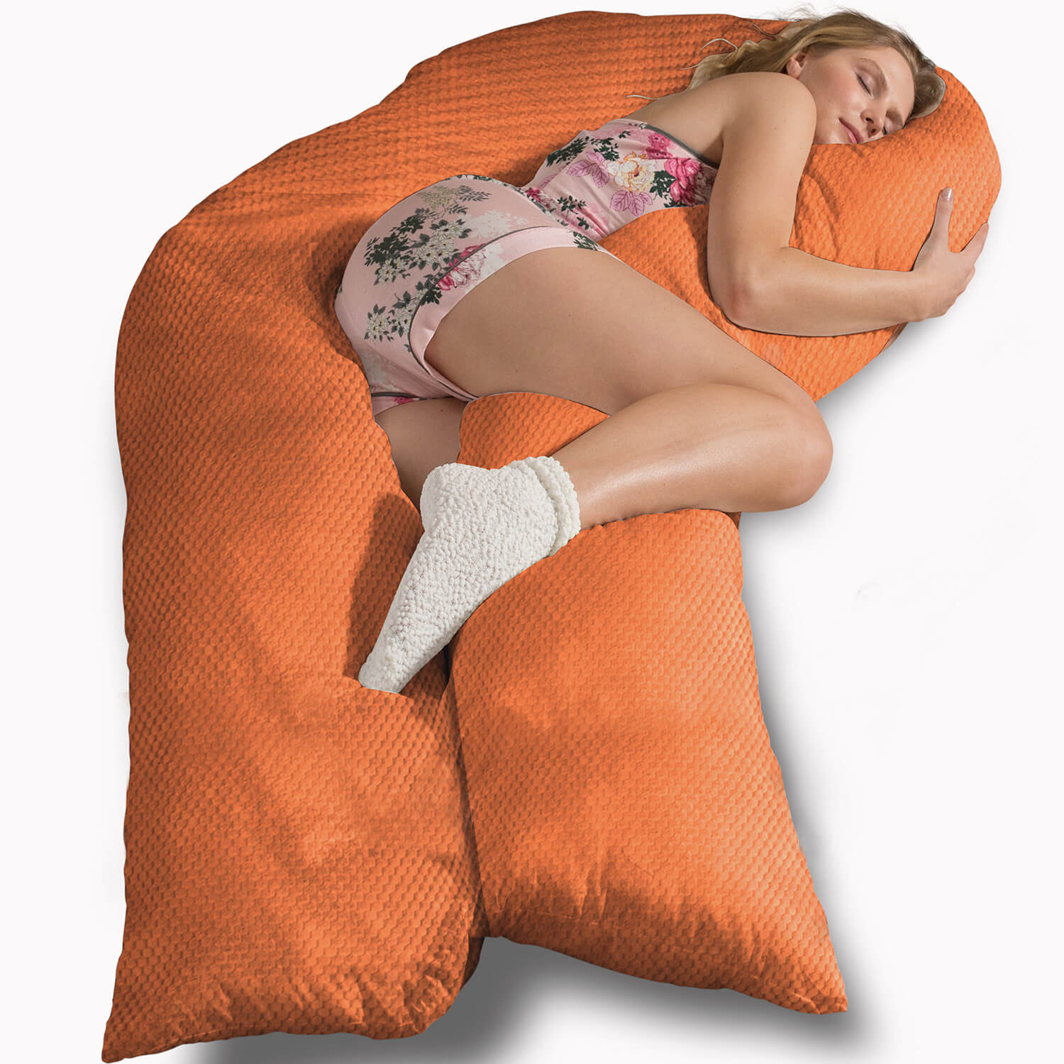 Seitenschläferkissen VISCO mit Bezug Deluxe