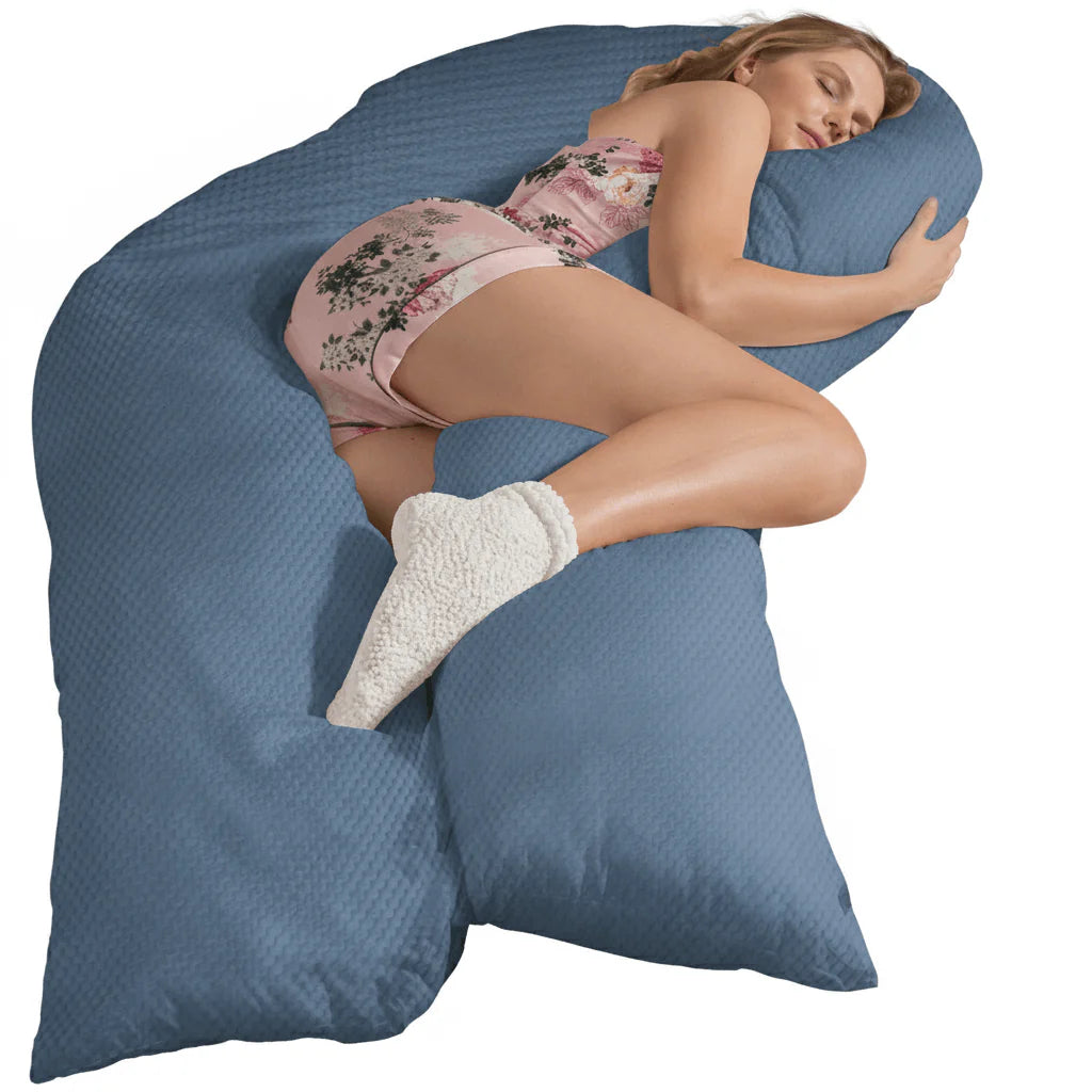Seitenschläferkissen VISCO XXL mit Bezug Deluxe