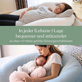 Seitenschläferkissen Jumbo XXL CLASSIC, das XXL Stillkissen mit Bezug Deluxe - Stillkissen