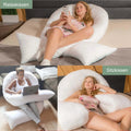 Seitenschläferkissen VISCO COMFORT U mit Bezug Deluxe - Seitenschläferkissen