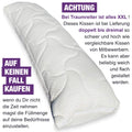 Seitenschläferkissen VISCO GEL PROFESSIONAL SLIM 140x40 cm mit Memory Foam - 