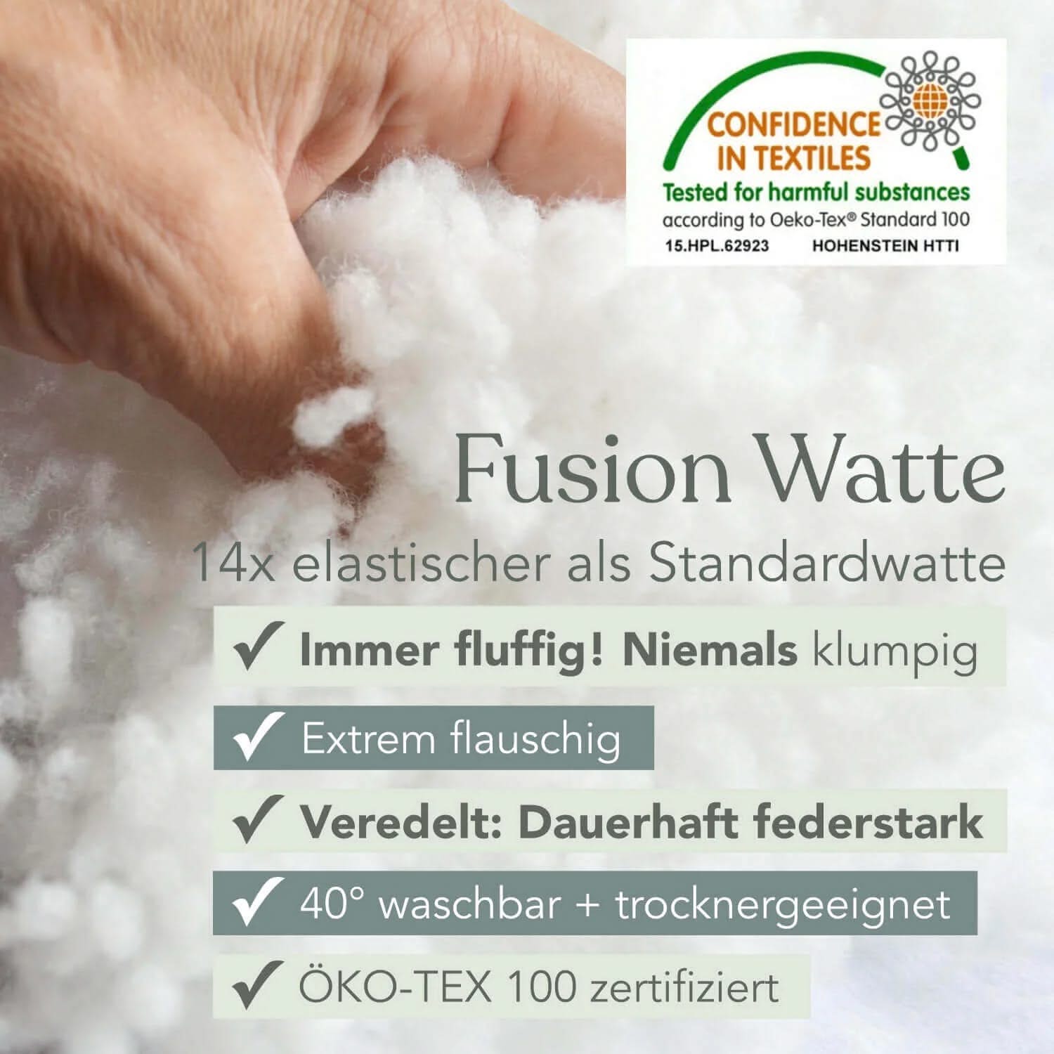 Seitenschläferkissen VISCO XXL PROFESSIONAL mit Bezug Velour Deluxe - Seitenschläferkissen