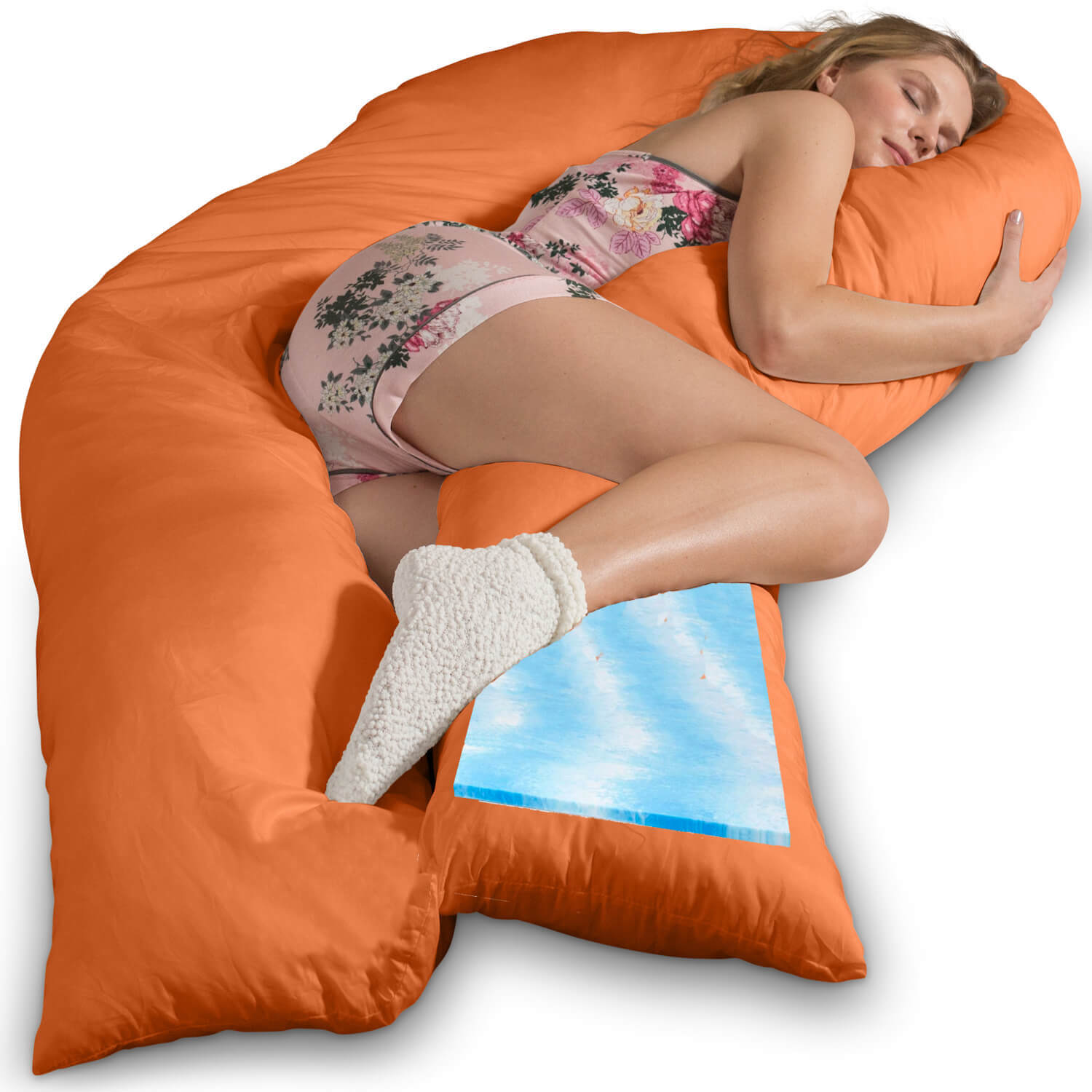 Komfortkissen VISCO XXL mit Bezug Deluxe