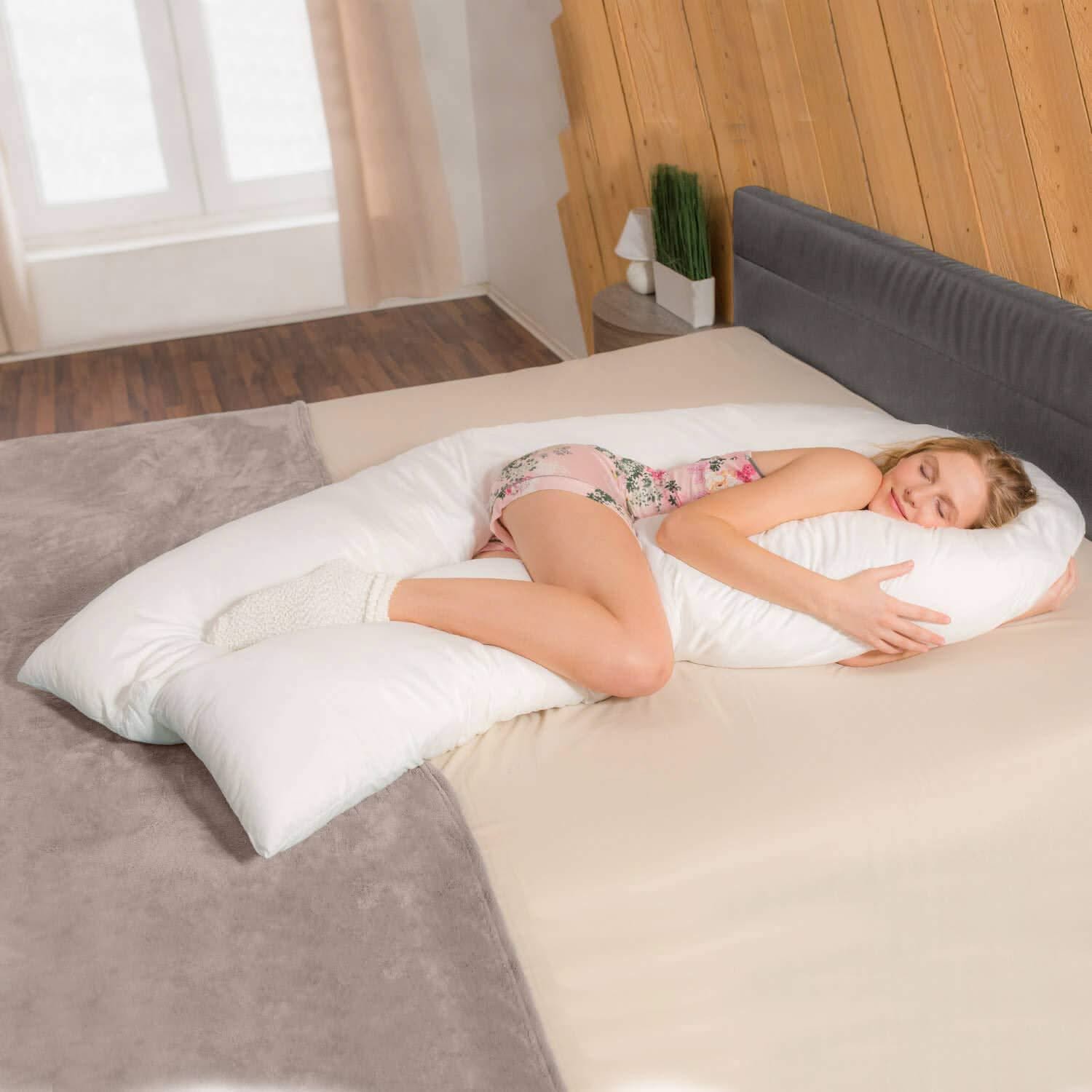 Seitenschläferkissen VISCO XXL mit Bezug Deluxe