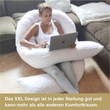 Laden Sie das Bild in den Galerie-Viewer, Komfortkissen VISCO XXL mit Bezug Baumwolle
